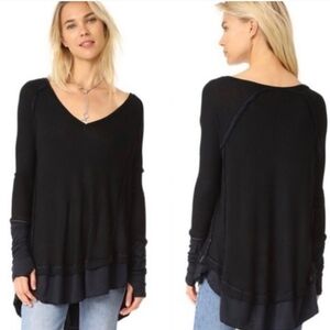 We the Free Waffle Long Sleeve Shirt